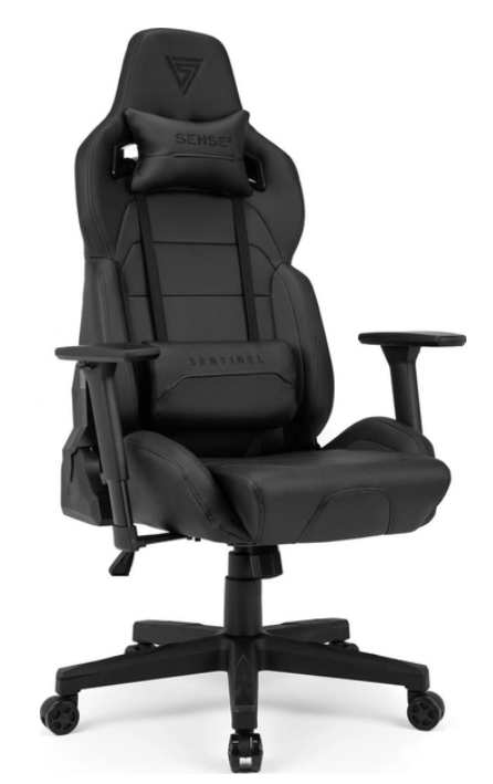 Karrige SENSE7 Sentinel, me lëkurë artificiale, e zezë