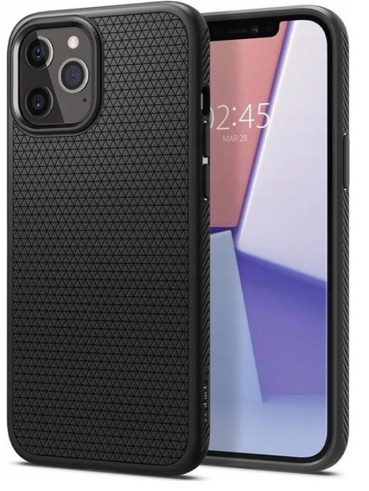 Mbrojtëse Spigen Liquid Air për iPhone 12 mini, 5.4", e zezë